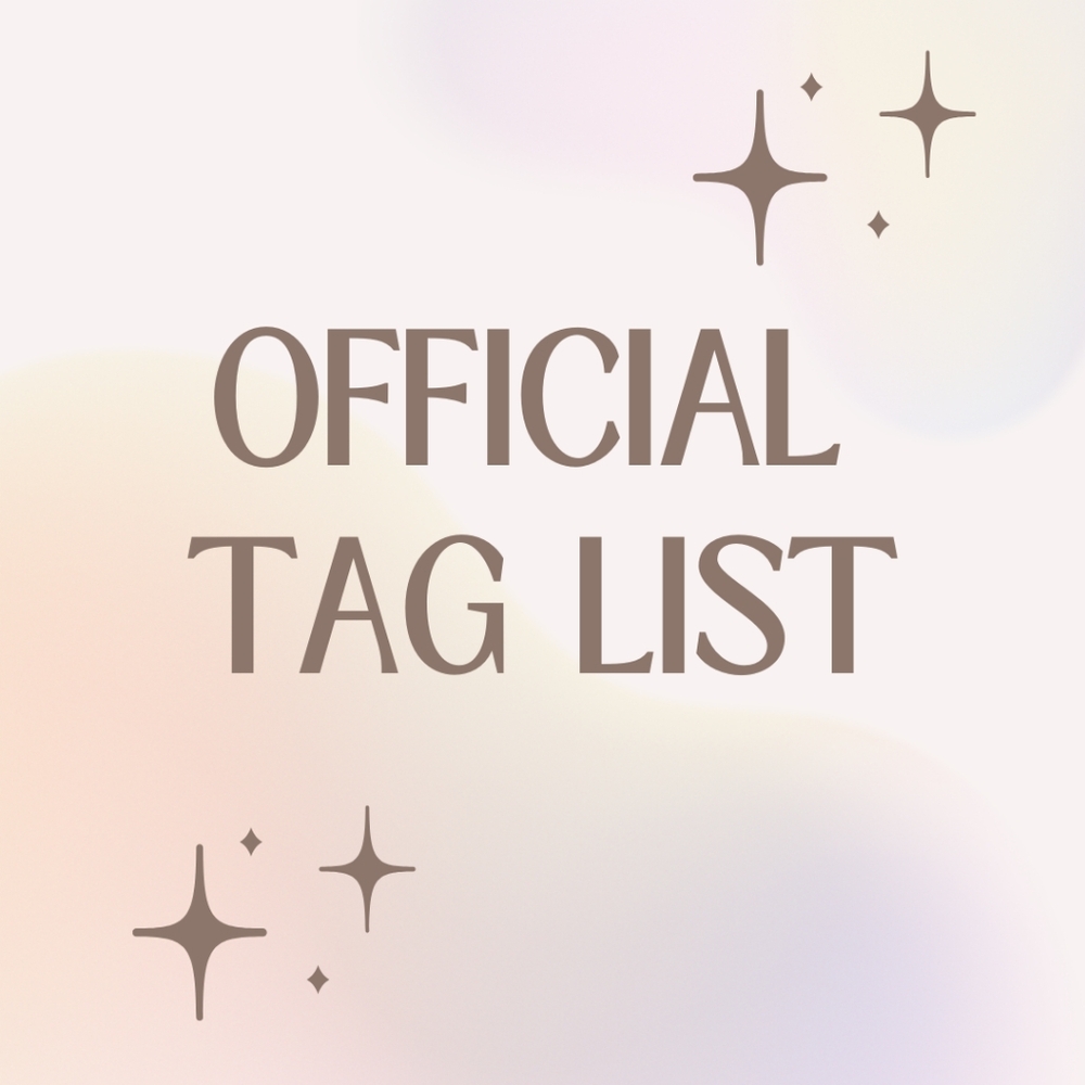 ⭐️REDEMPTIONPOSH OFFICAL TAG LIST⭐️